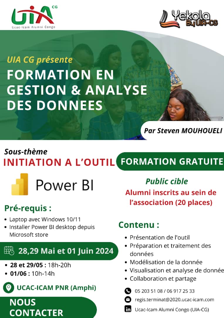 Congo: Formation En Gestion Et Analyse Des Données - Ucac-Icam
