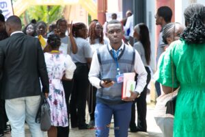 Etudiants au Forum entreprises